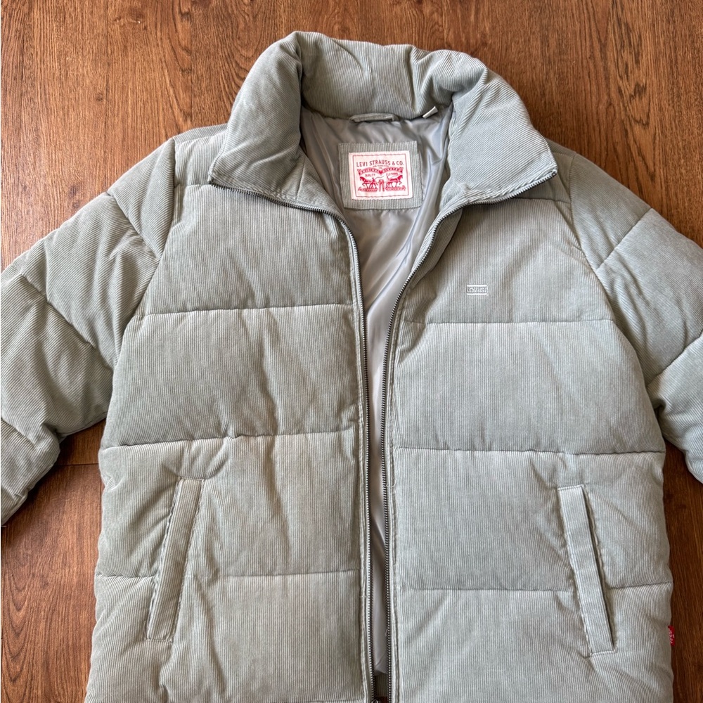 Levi's Olive Green Puffer Jacket